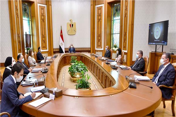 الرئيس السيسي خلال الاجتماع