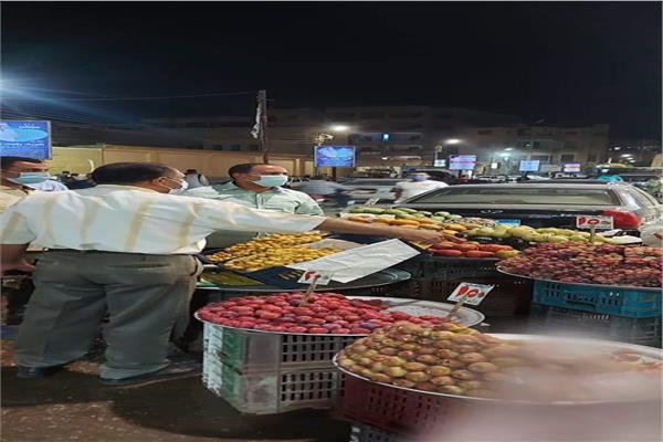 حملة مسائية للتأكد من تطبيق الإجراءات الاحترازية بمدينة ملوي