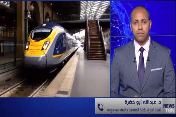 الدكتور عبدالله أبو خضرة أستاذ الطرق بكلية الهندسة جامعة بني سويف