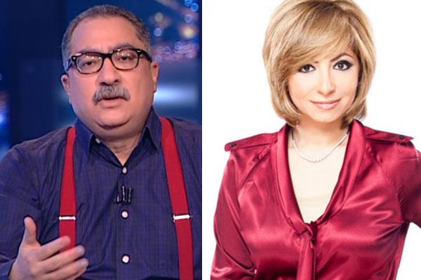 لميس الحديدي وإبراهيم عيسى