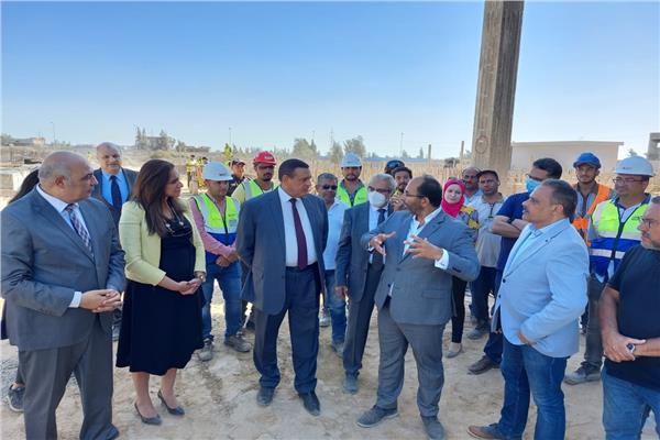 الانتهاء من الأعمال الخرسانية من مشروع  كارفور بالمنطقة اللوجستية بدمنهور
