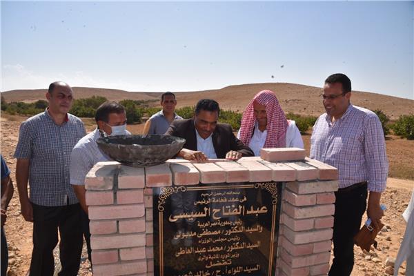 البدء فى انشاء سدود اسمنتية للحماية من اخطار السيول 