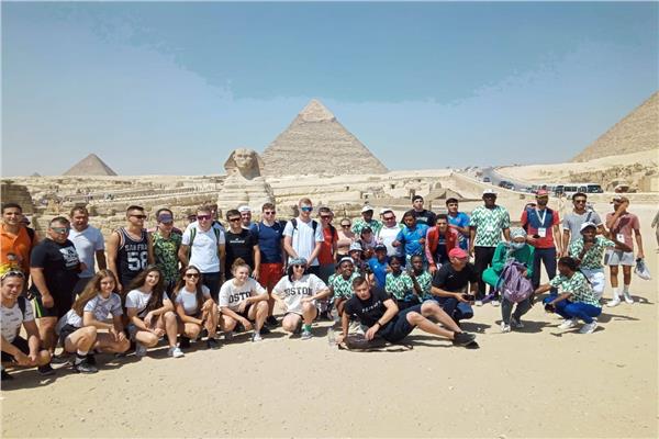  الأهرامات تستقبل وفود الفرق  المشاركة في بطولة العالم للناشئين لدراجات المضمار