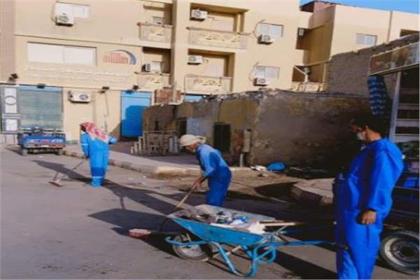 تكثيف أعمال النظافة والتجميل 
