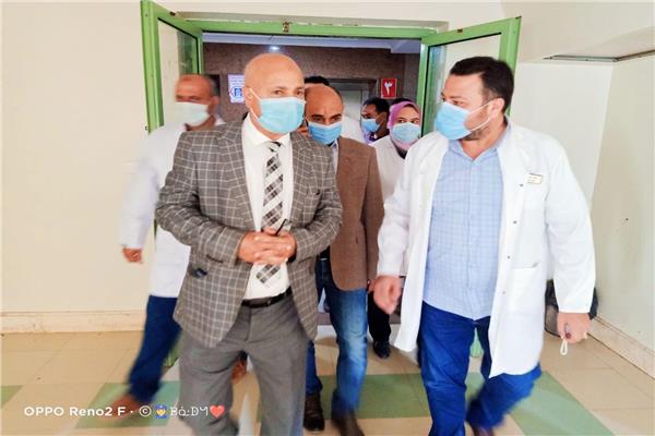 جولة تفقدية لوكيل وزارة الصحة 