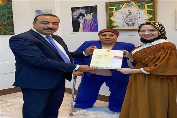 معرض ابداعات شبابية بقصر ثقافة بورسعيد