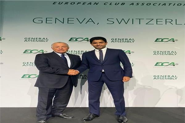رابطة الأندية الأوروبية تكرم أبوريدة