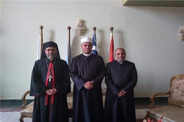 الانبا دانيال في زيارة رعوية لايبارشية السويس 