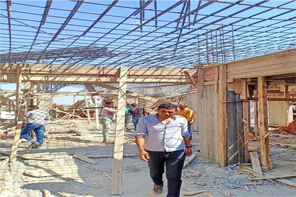 طوارئ فى كفر الدوار لتصدى لأعمال البناء