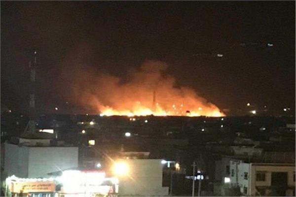 صورة متداولة من الانفجار