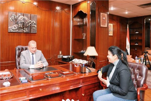 رىيس صندوق التنمية الحضرية أثناء حواره لـ بوابة أخبار اليوم
