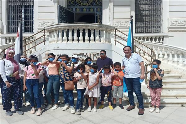 تنشيط السياحة تنظم زيارة لمجموعة من أبناء الموسسات الخيرية لمتحف المجوهرات