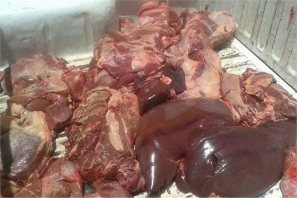 ضبط نصف طن لحوم فاسدة