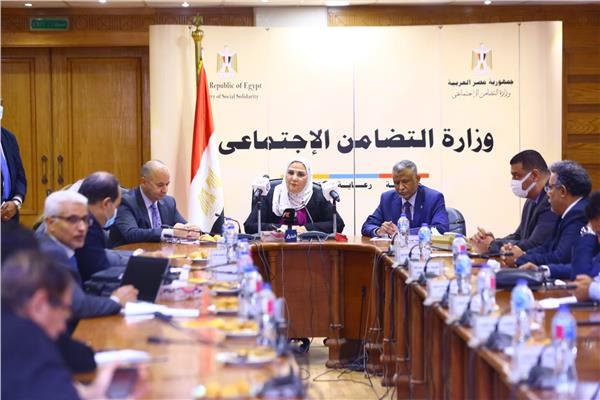  توقيع بروتوكول تعاون  نيفين القباج وزيرة التضامن
