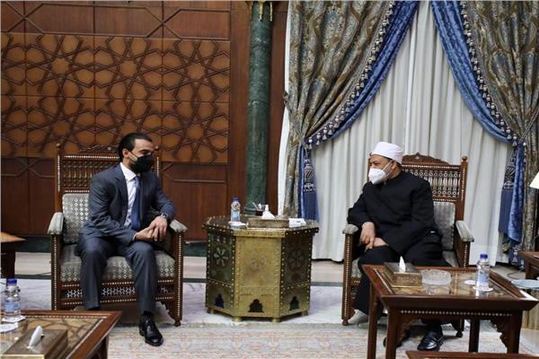 استقبل شيخ الأزهر الشريف  وفدًا عراقيًّا رسميًّا برئاسة السيد «محمد الحلبوسي»