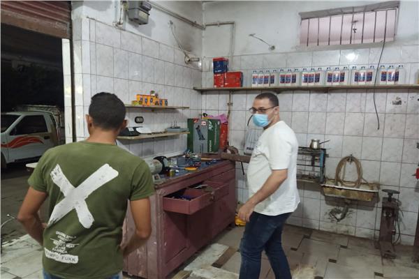  تحرير ٢٤ محضرعدم إرتداء كمامه وبيئة ورفع ٢٣٧ حالة إشغال بالبحيرة