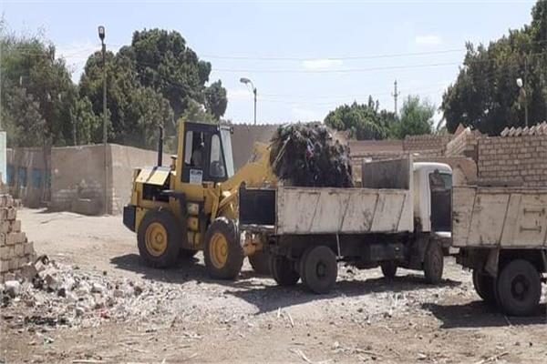 استمرار حملات النظافة بقرى واحياء المنيا