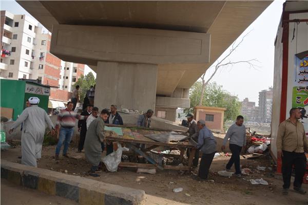  إزالة الإشغالات بمدينة بنها