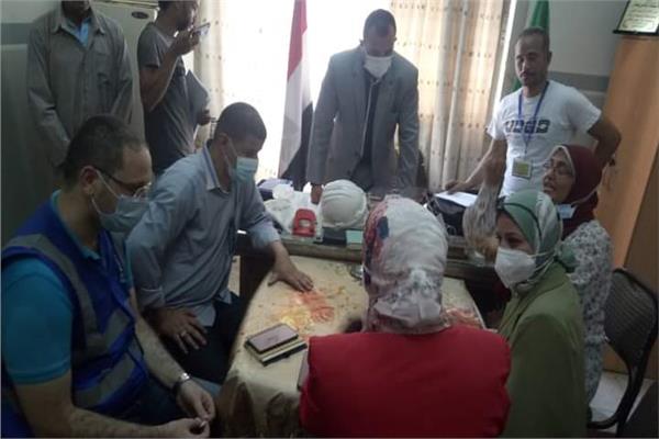 بدء التطعيم بلقاح كورونا بمركز شباب أشمون