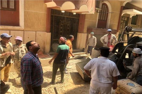 ضبط حالتي بناء مخالف بأشمون