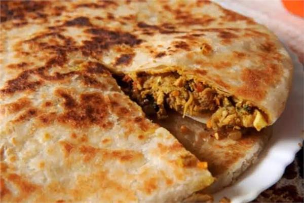 فطيرة شاورما الدجاج