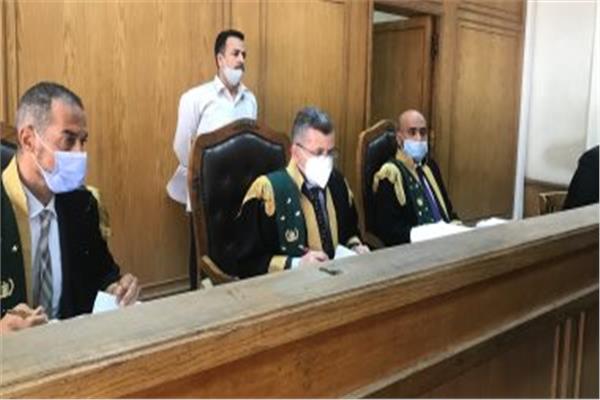 هيئة المحكمة برئاسة المستشار محمد أحمد الجندي