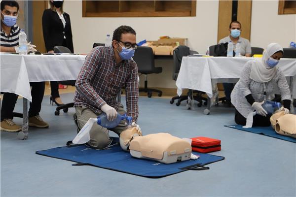 جامعة عين شمس أول جامعة مصرية معتمدة  كمركزاً للتدريب الدولي من الجمعية  الأمريكية  للقلب