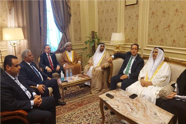 لجنه النقل والمواصلات برئاسة  النائب علاء عابد  والنائب الاول  لرئيس البرلمان العربي