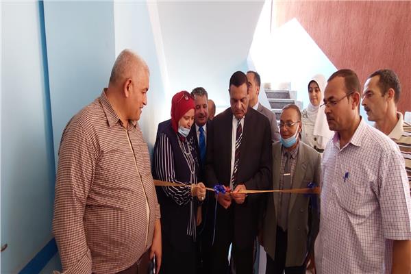 محافظ البحيرة يفتتح مدرسة رشيد التجارية المشتركة