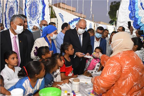 حفل افتتاح وزارة الثقافة بقري حياة كريمة 
