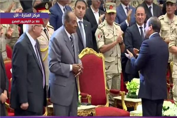 الرئيس السيسي والمشير طنطاوى 