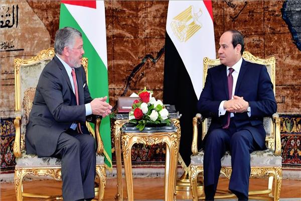 الرئيس السيسي وملك الأردن - أرشيفية