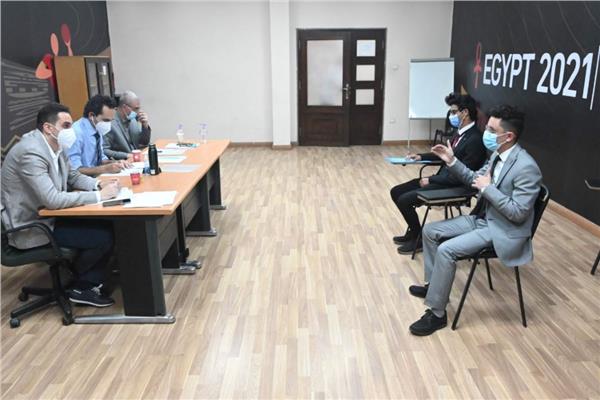 جانب من المقابلات الشخصية لمنتدى الشباب المصري الروسي الثاني 