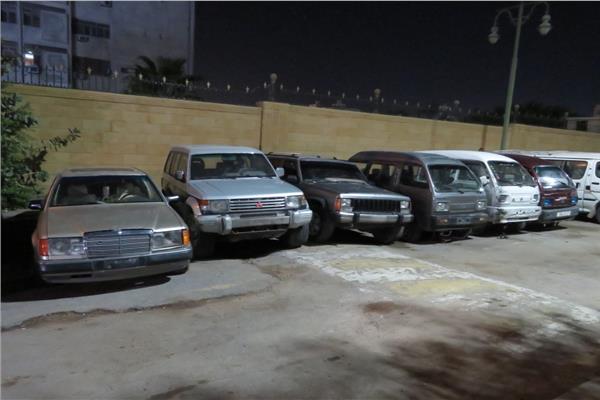 السيارات المضبوطة