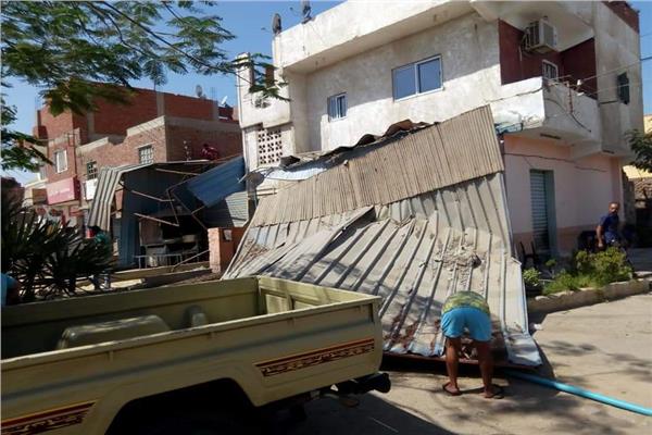 حمله لإزالة التعديات على أملاك الدولة والأراضي الزراعية بالقنطرة شرق