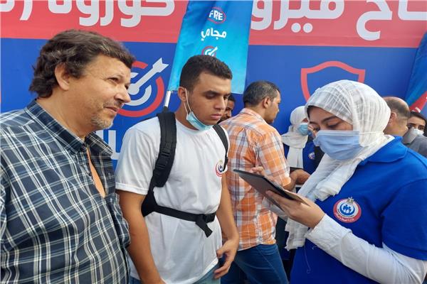 حملة معا نطمئن لتطعيم المواطنين بلقاح كورونا 