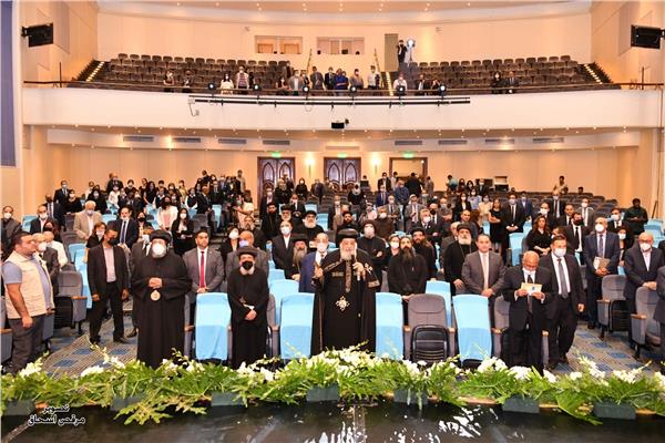 اساقفة الكنيسة تشارك في حفل تأبين الدكتور فوزي إسطفانوس 