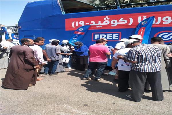 اقبال من المواطنين للحصول على لقاح كورونا بقتا