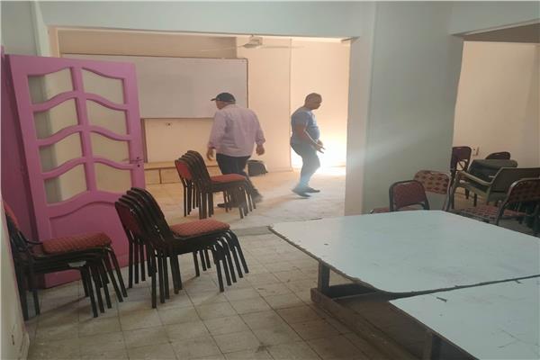 حملة لإزالة سنتر دروس خصوصية
