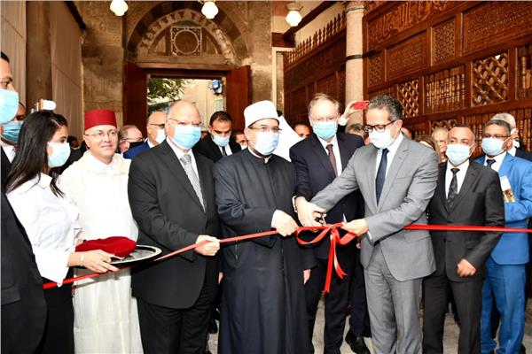 وزيرا الأوقاف والآثار ومحافظ القاهرة 