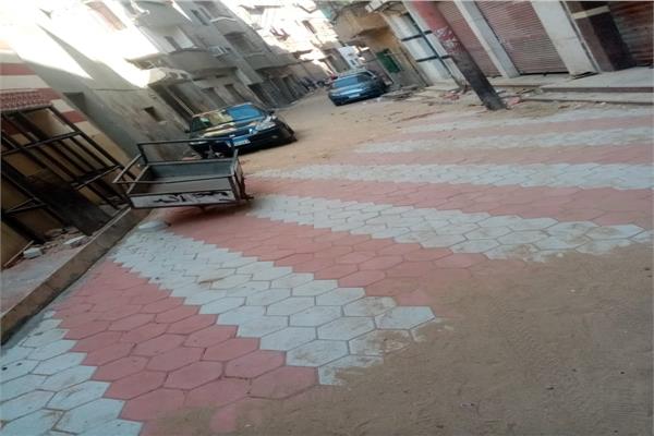 محافظ أسيوط  استكمال أعمال تركيب بلاط الانترلوك