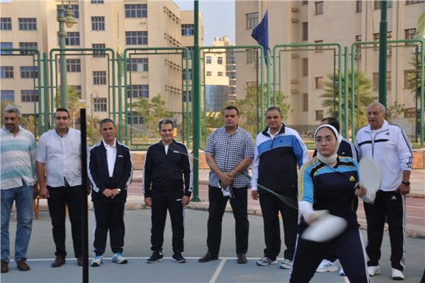  منافسات المهرجان الرياضي الأول للأسر الطلابية جامعة كفرالشيخ 