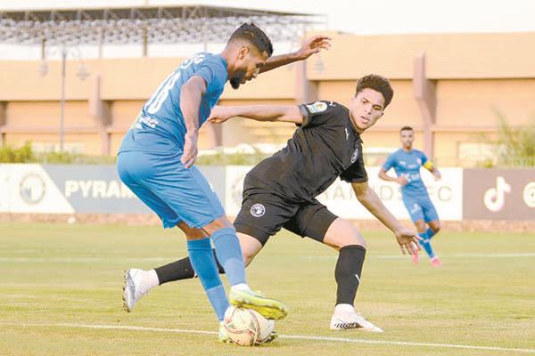 لقطة من مباراة الزمالك وبيراميدز الودية الأخيرة