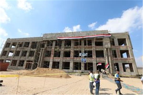 وزير التعليم العالي يتفقد جامعة المنوفية الأهلية  