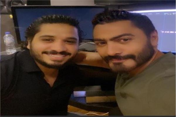 تامر حسني ومصطفى حجاج