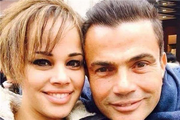عمرو دياب وابنته نور