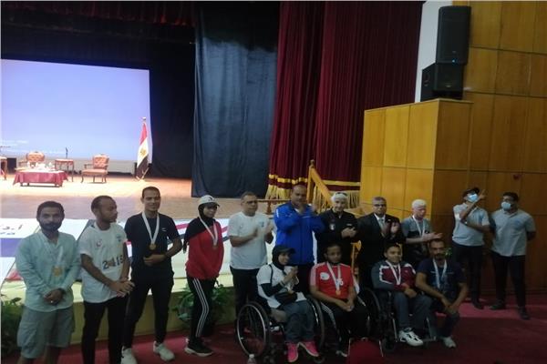 جامعة السادات تحصد المركز الاول  فى مارثون  "تحيا مصر- أكتوبر العزه والكرامه" بجامعة قناة السويس