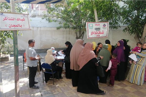 صحة دمياط تعقد قافلة طبية مجانية