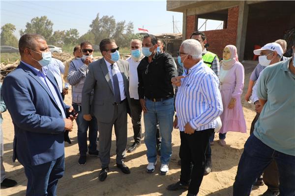 محافظ المنوفية يدشن التشغيل التجريبي لمشروع صرف صحي شبرا قبالة ..صور