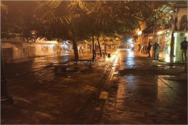 سقوط  امطار خفيفة على المنطقتين الشرقية والشمالية  
